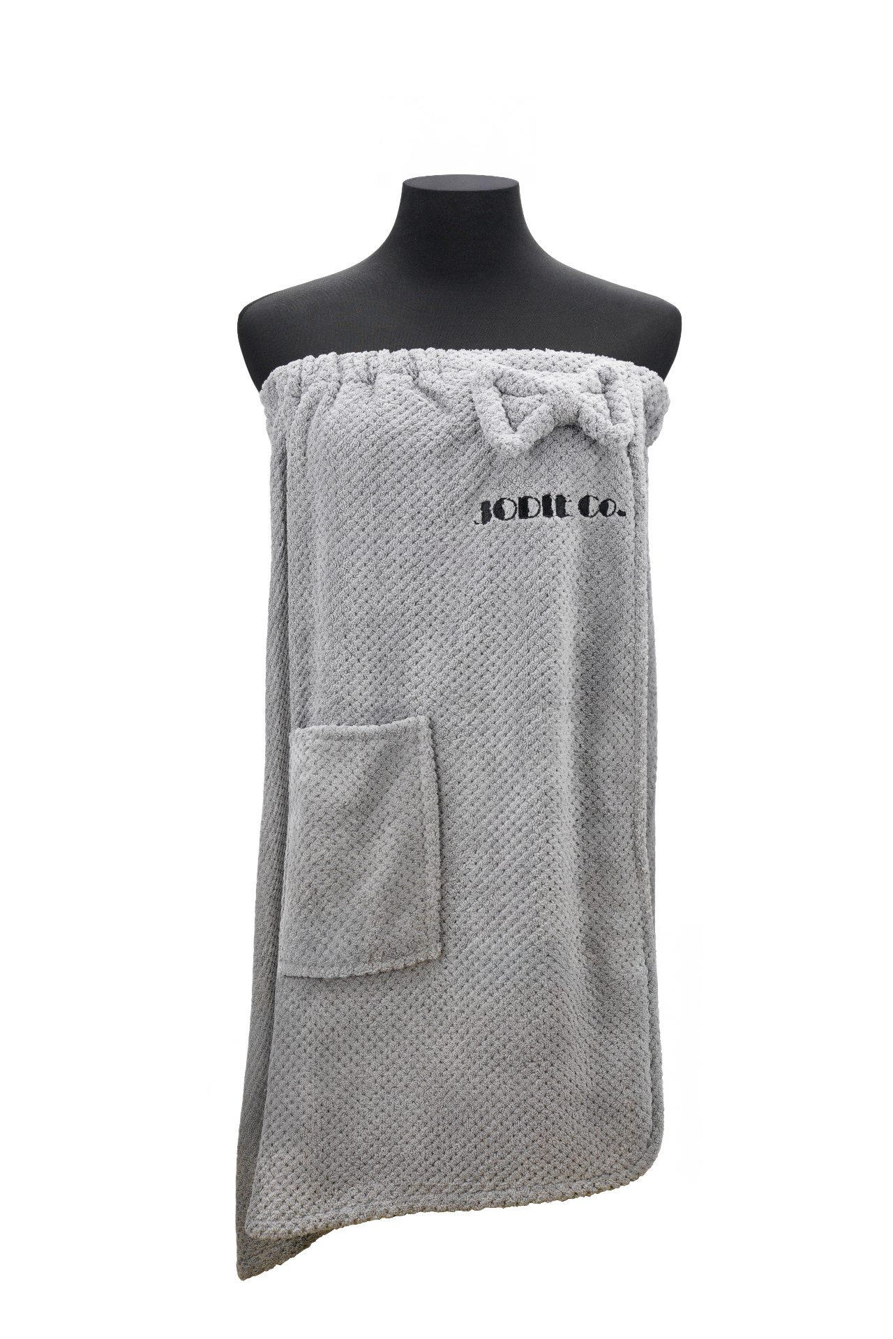 Microfiber body towel — Grey