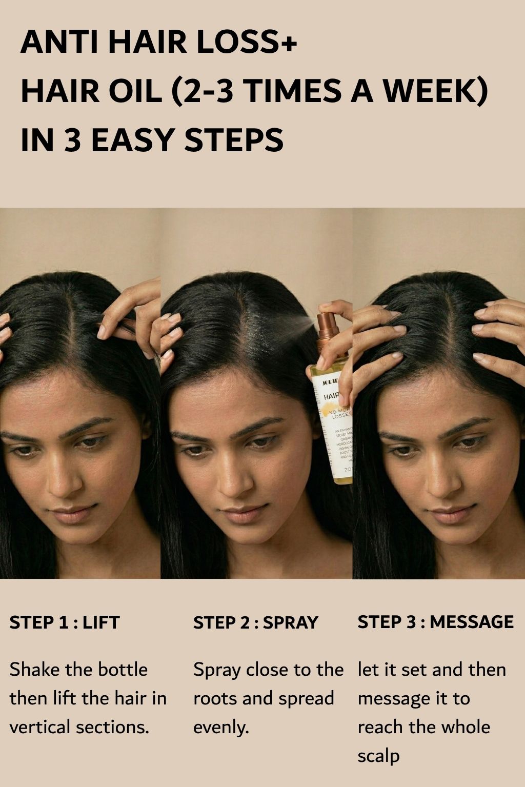 How to use in 3 steps